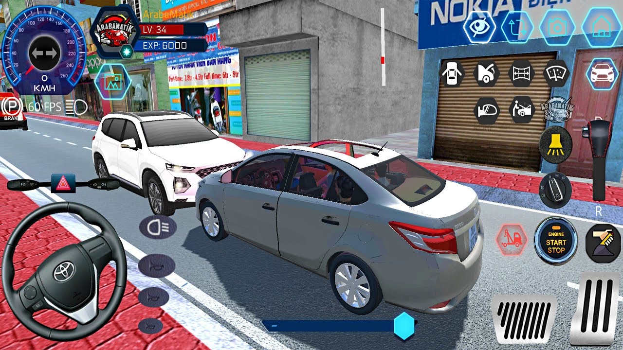 Car Simulator Vietnam - TOYOTA VIOS Araba Sürüş Simülasyonu #4 - Android Gameplay FHD