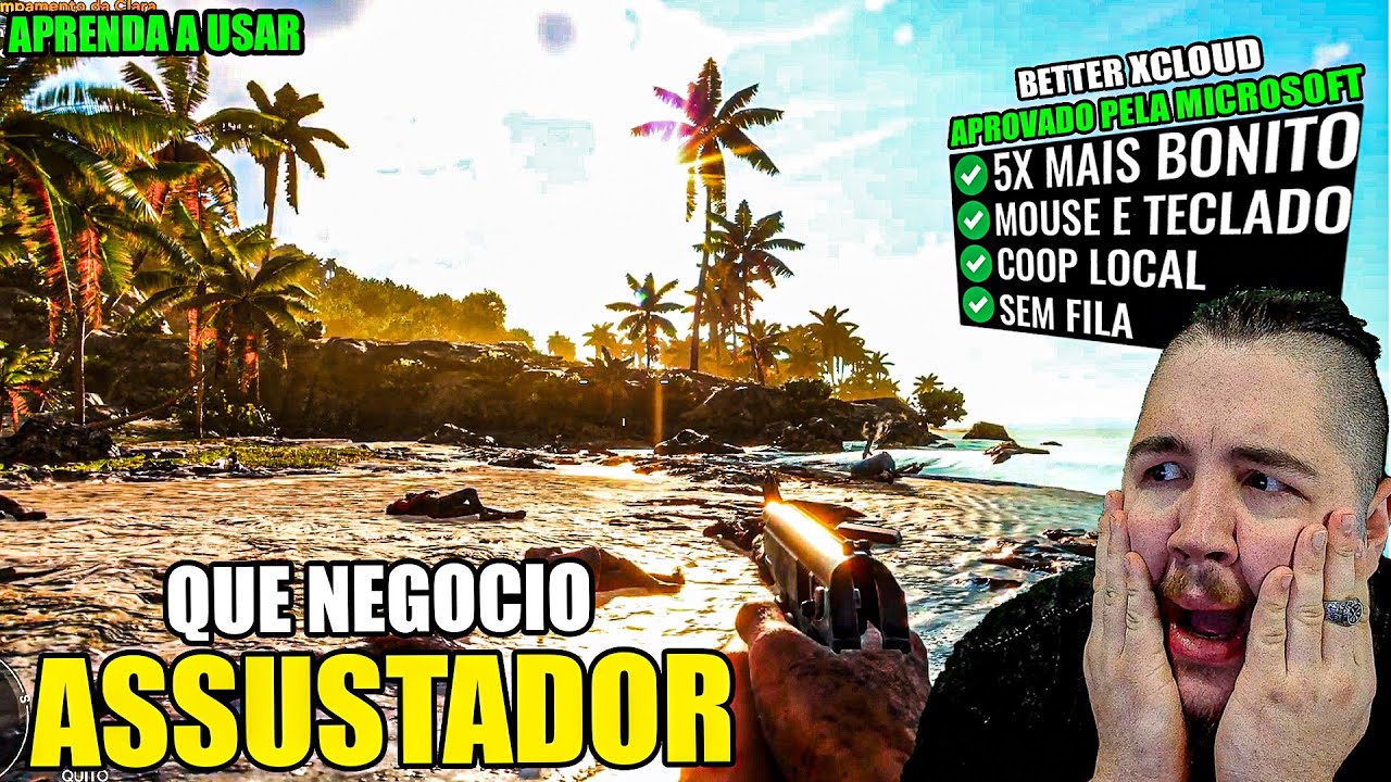 descobri o XCLOUD SUPREMO no GAMEPASS o BETTER XCLOUD e ele é ASSUSTADOR !