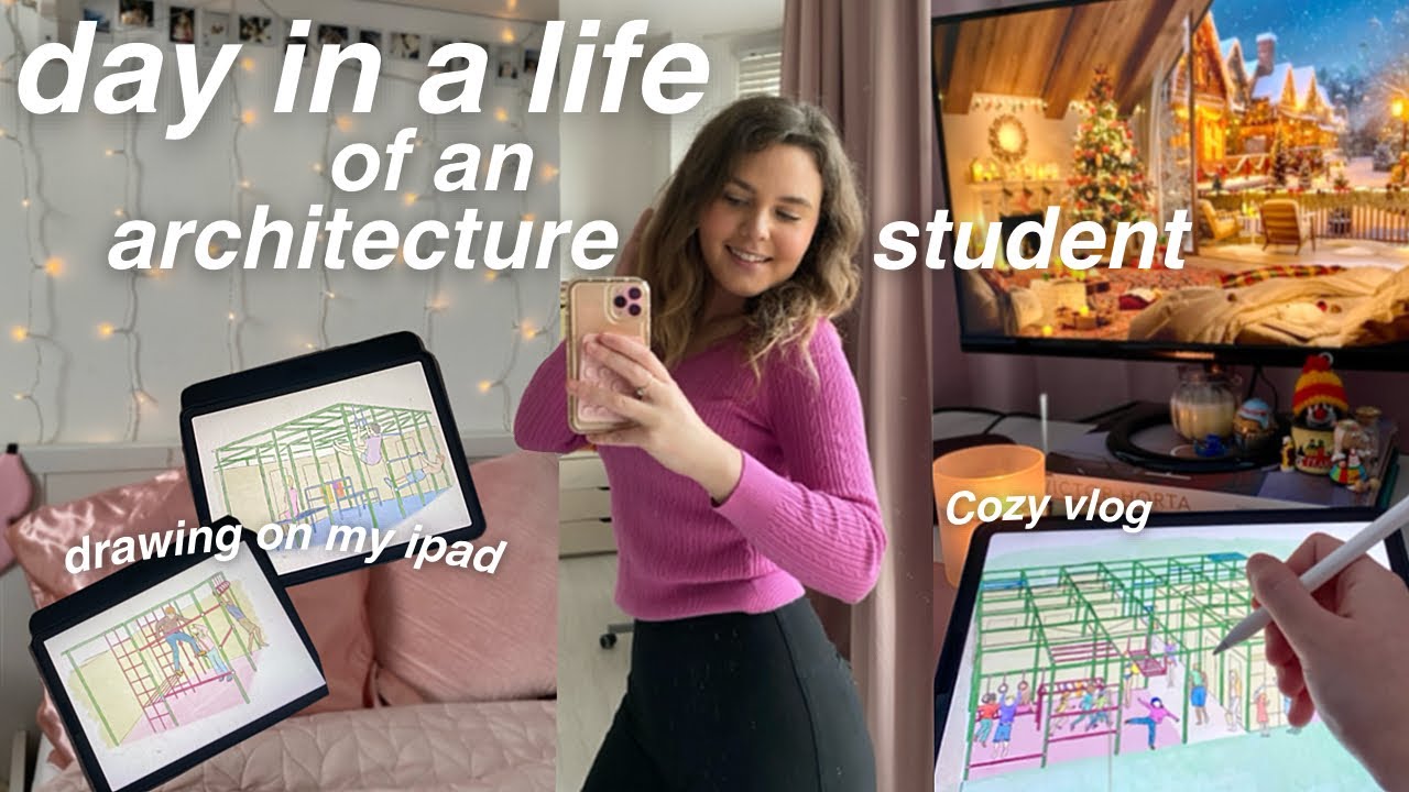 architecture student reality: prepping for design studio in one day