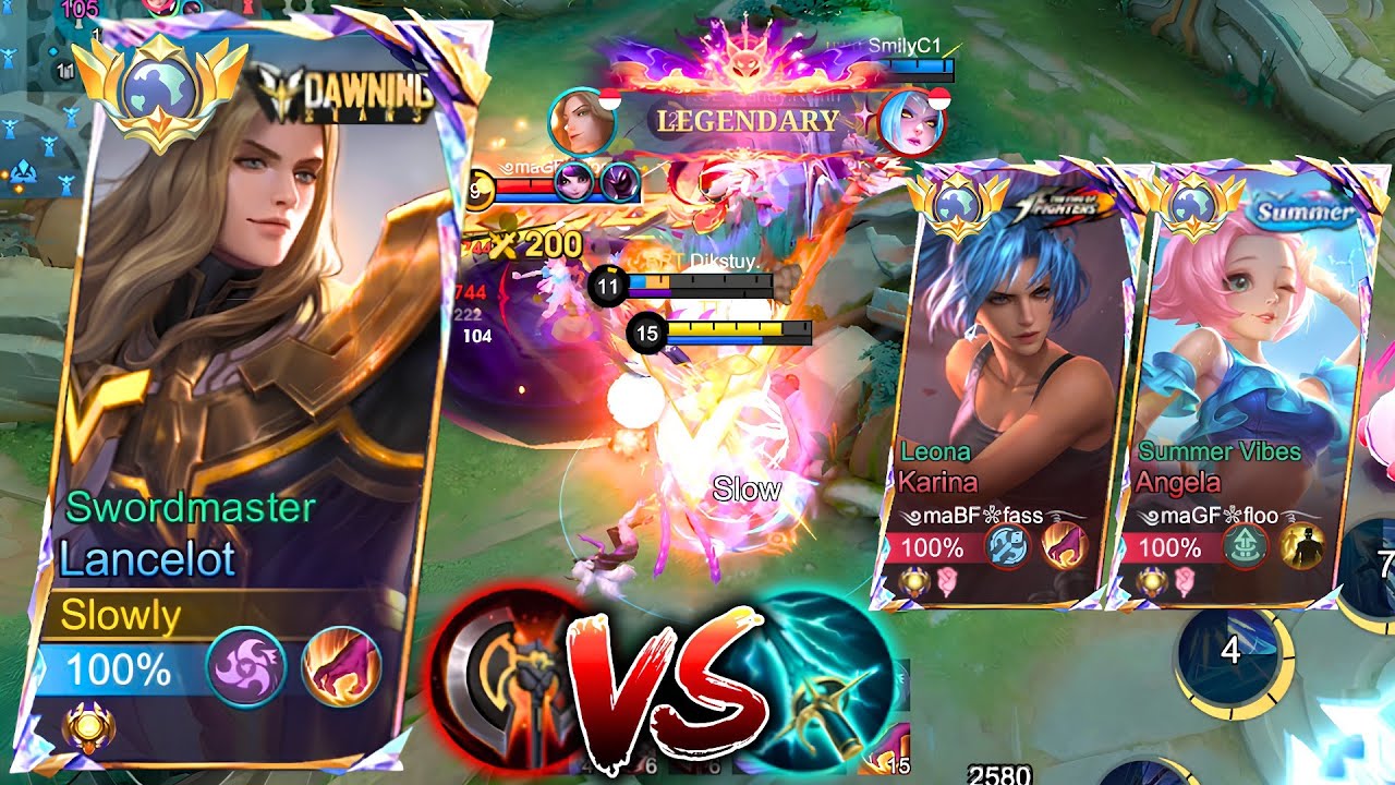 PUSH RANK AWAL SEASON‼️GLOBAL LANCELOT VS BUCINAN ML | GAMEPLAY TOP GLOBAL LANCELOT - MLBB