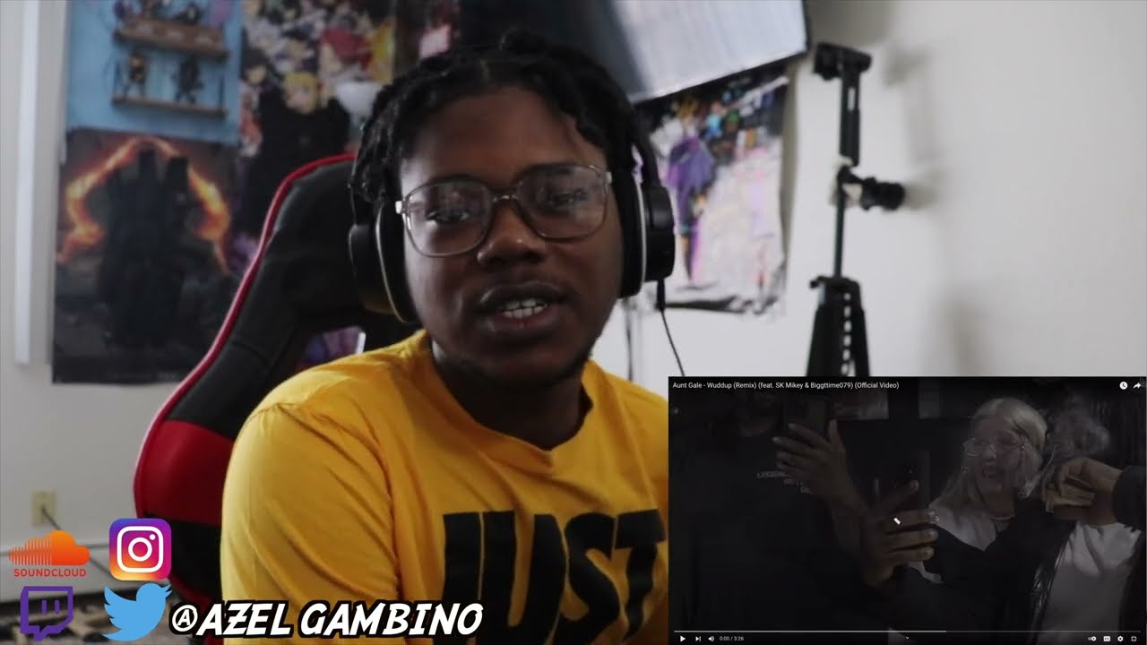 Aunt Gale - Wuddup (Remix) (feat. SK Mikey & Biggttime079) (Official Video) REACTION