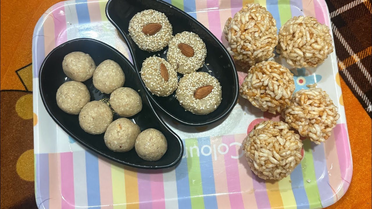 makar sankrati speshal स्वीट्स til bugga,til laddu,murmure की laddu 