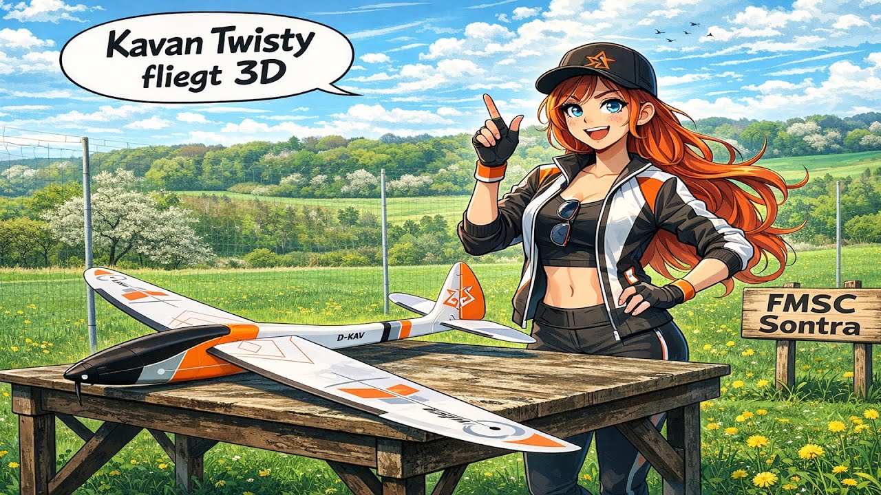 Kavan Twisty, 3D-Kunstflug-Motorsegler, FMSC Sontra