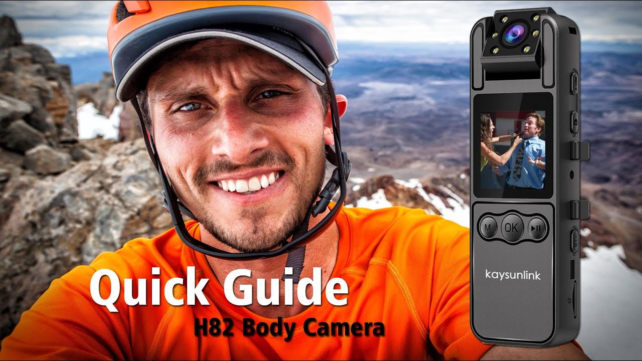 H28 Quick Guide - Kaysunlink 128GB Body Camera Mini Police Patrol Teacher Small Mini Camera