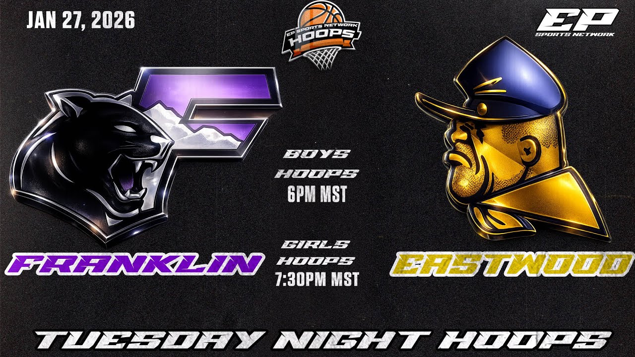 LIVE EPSN Tuesday Night Hoops 🏀⛹️‍♂️ Franklin Cougars  VS Eastwood Troopers - VARSITY BOYS