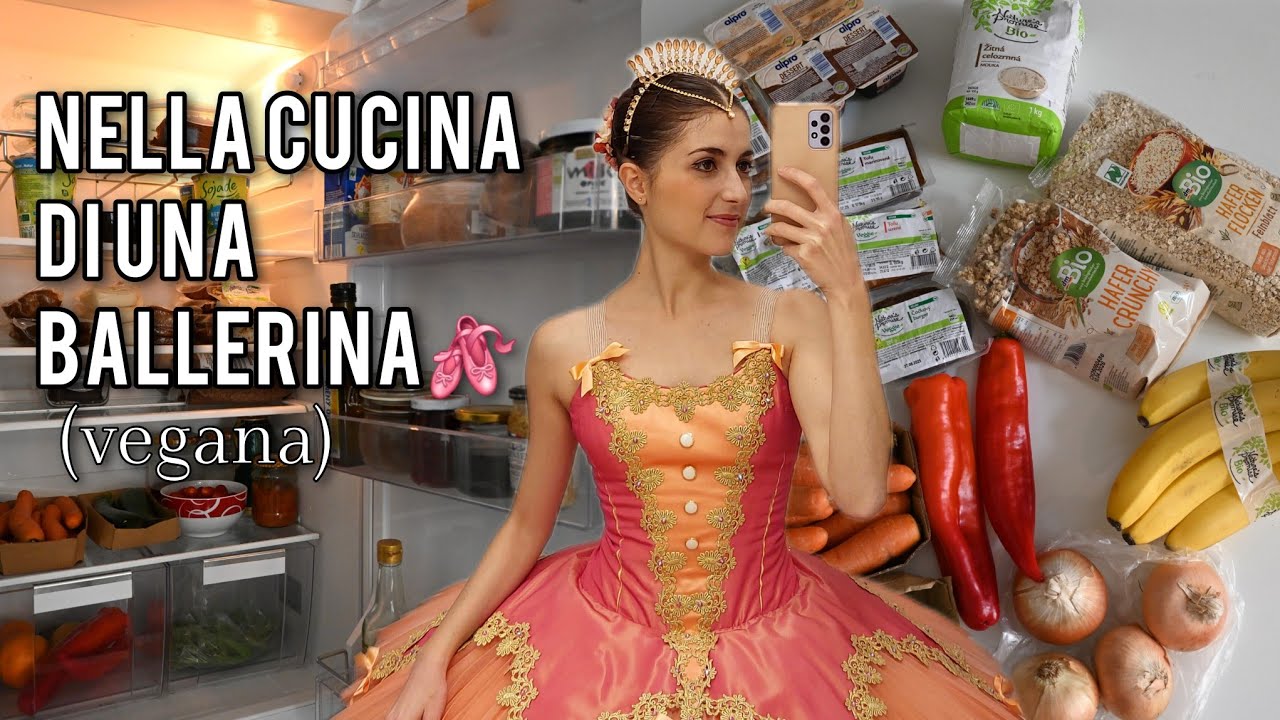 Ballerina Vegana SVUOTA la SPESA, il FRIGO e la DISPENSA🌱