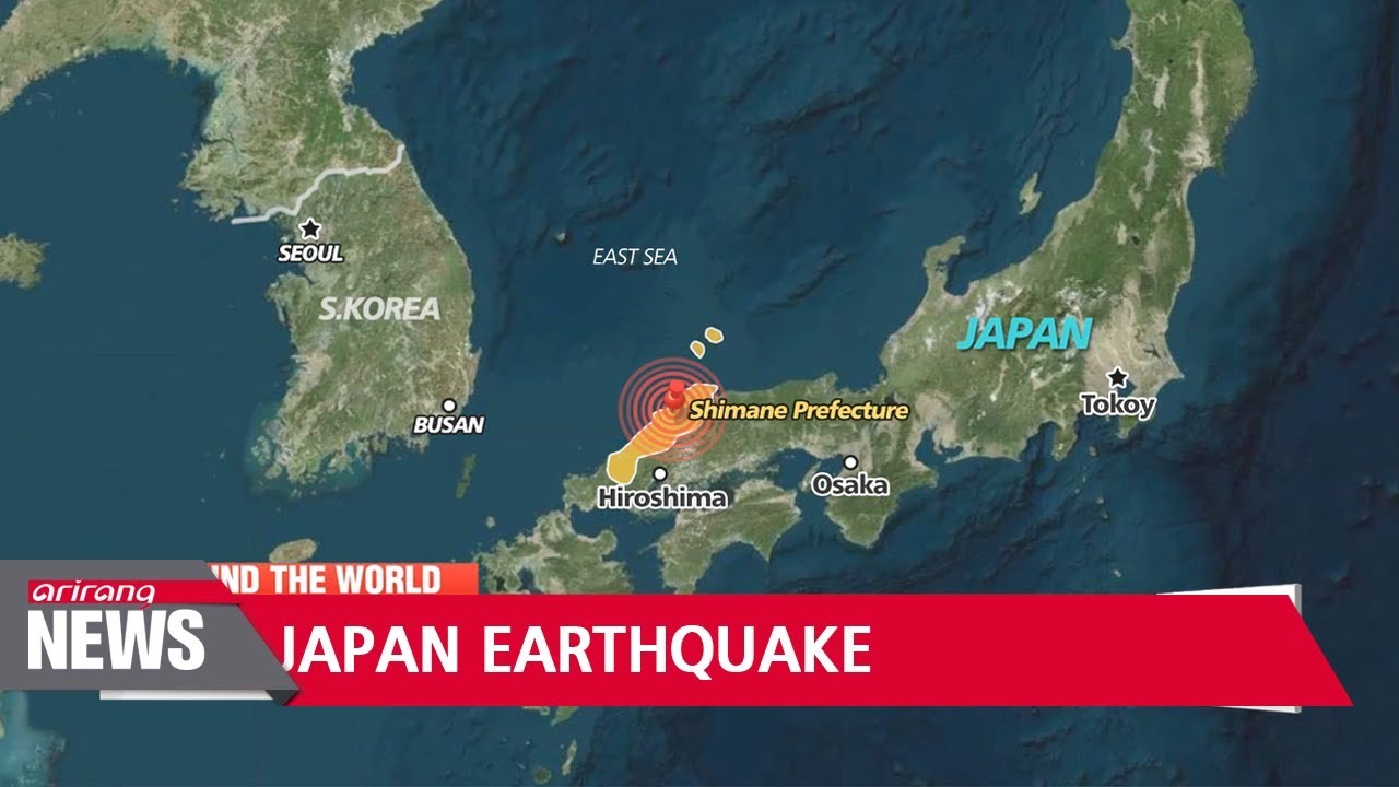 Magnitude-5.8 earthquake strikes Japan's Shimane prefecture, no tsunami warning issued