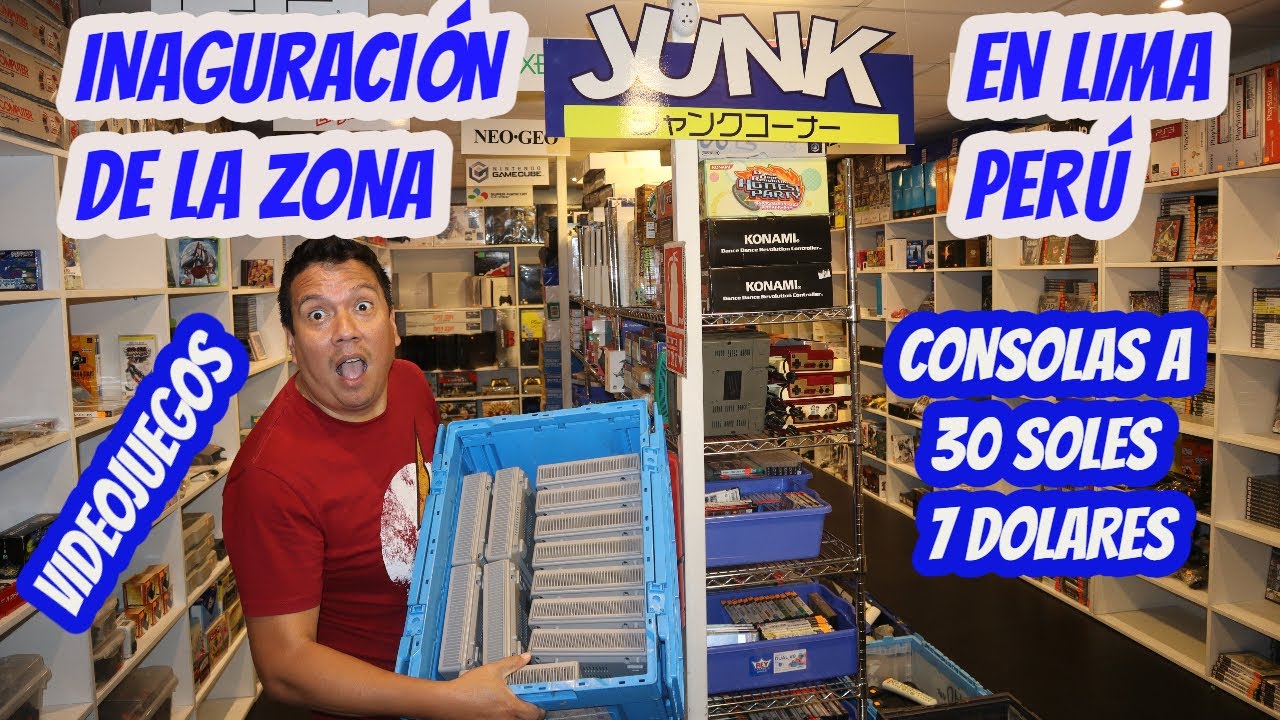 INAGURAN LA ZONA JUNK DE VIDEOJUEGOS EN LIMA PERÚ, PRECIOS REGALADOS