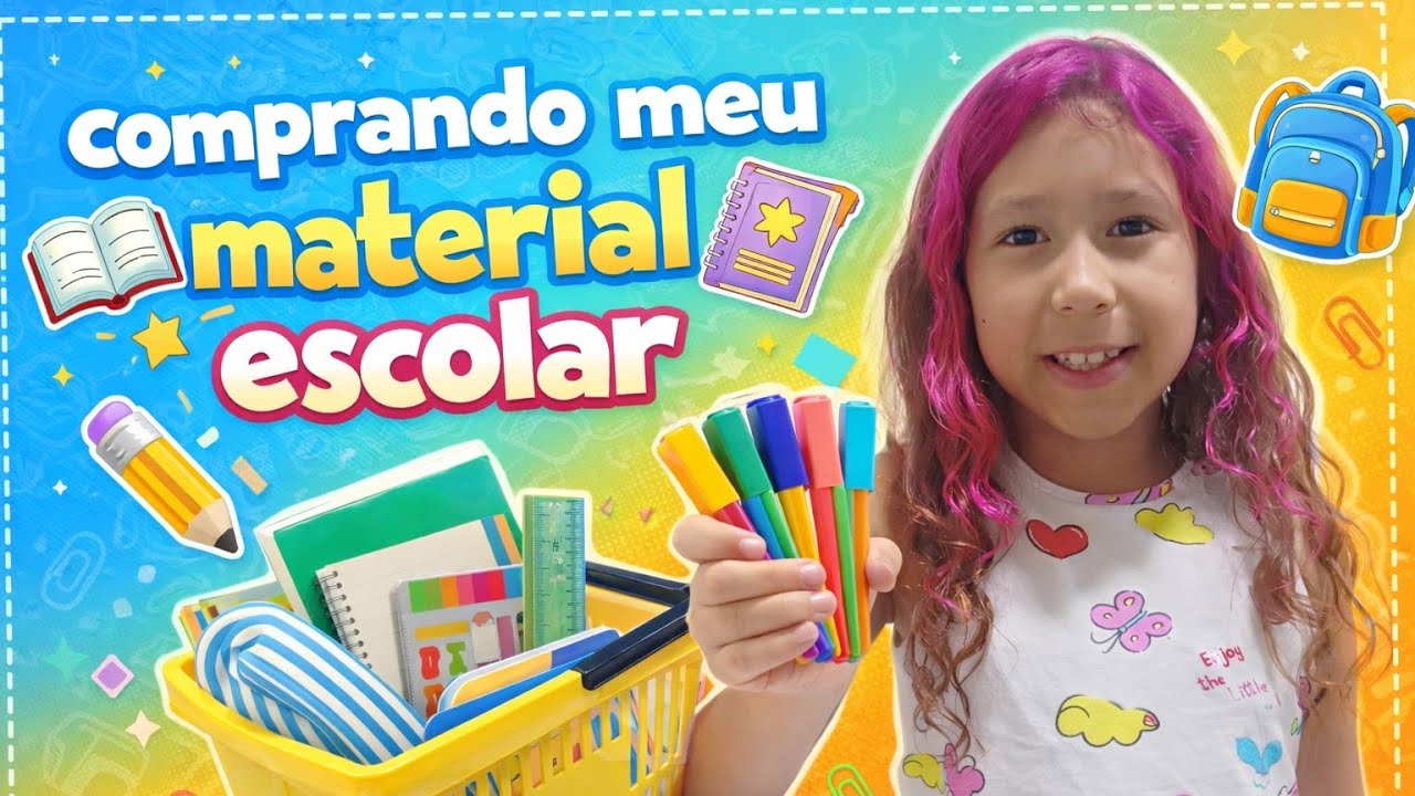 COMPRANDO MEU MATERIAL ESCOLAR 2026 🎒👜✏️📝