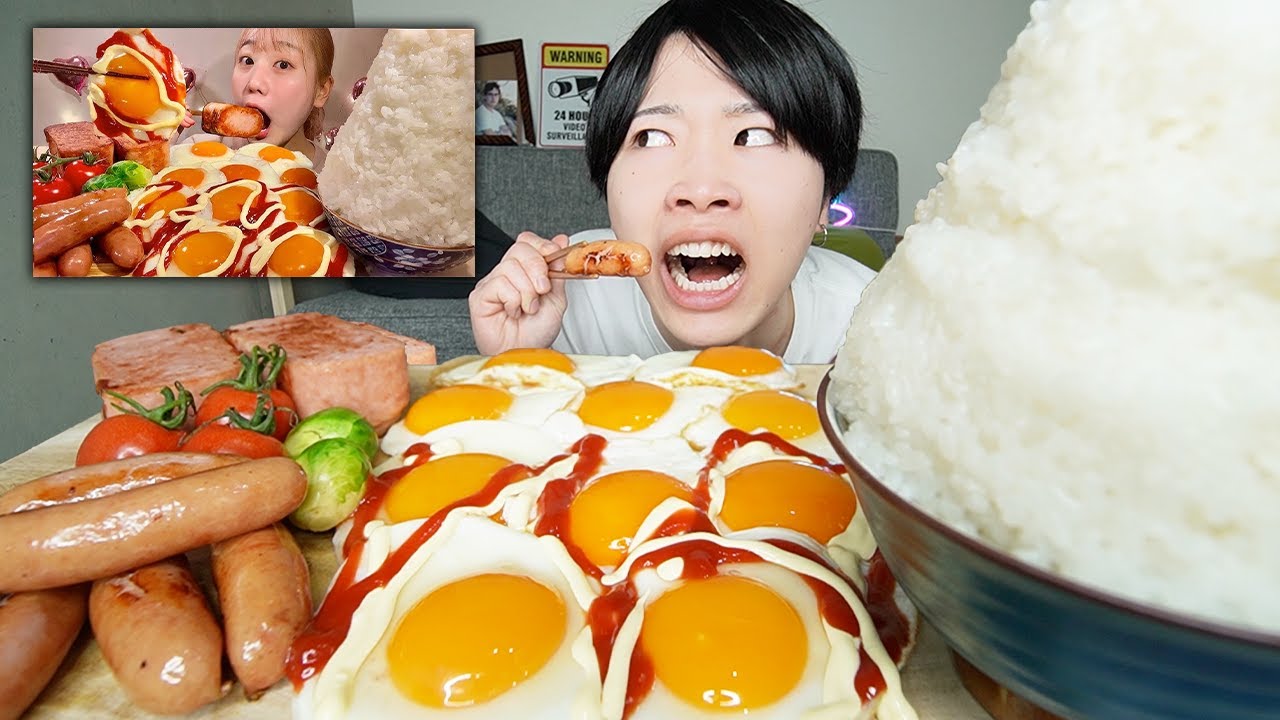 MIYU ASMRと同じ朝ごはん食べたら何kg太る？？
