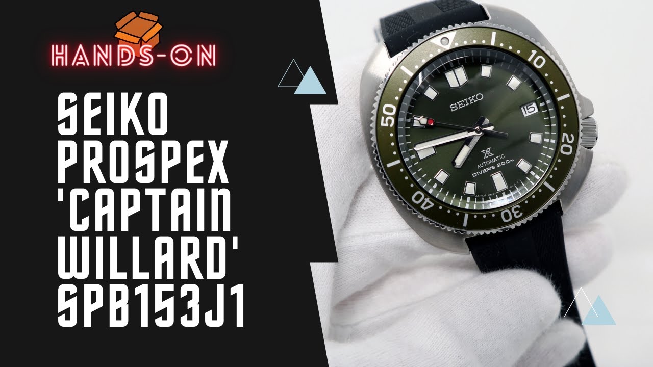 unboxing 2020 Seiko Prospex 'Captain Willard' SPB153J1
