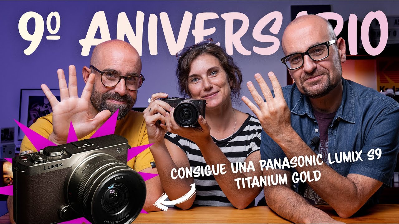 ¡9 AÑOS de PHOTOLARI! consigue una PANASONIC LUMIX S9 Titanium Gold 🎁📸
