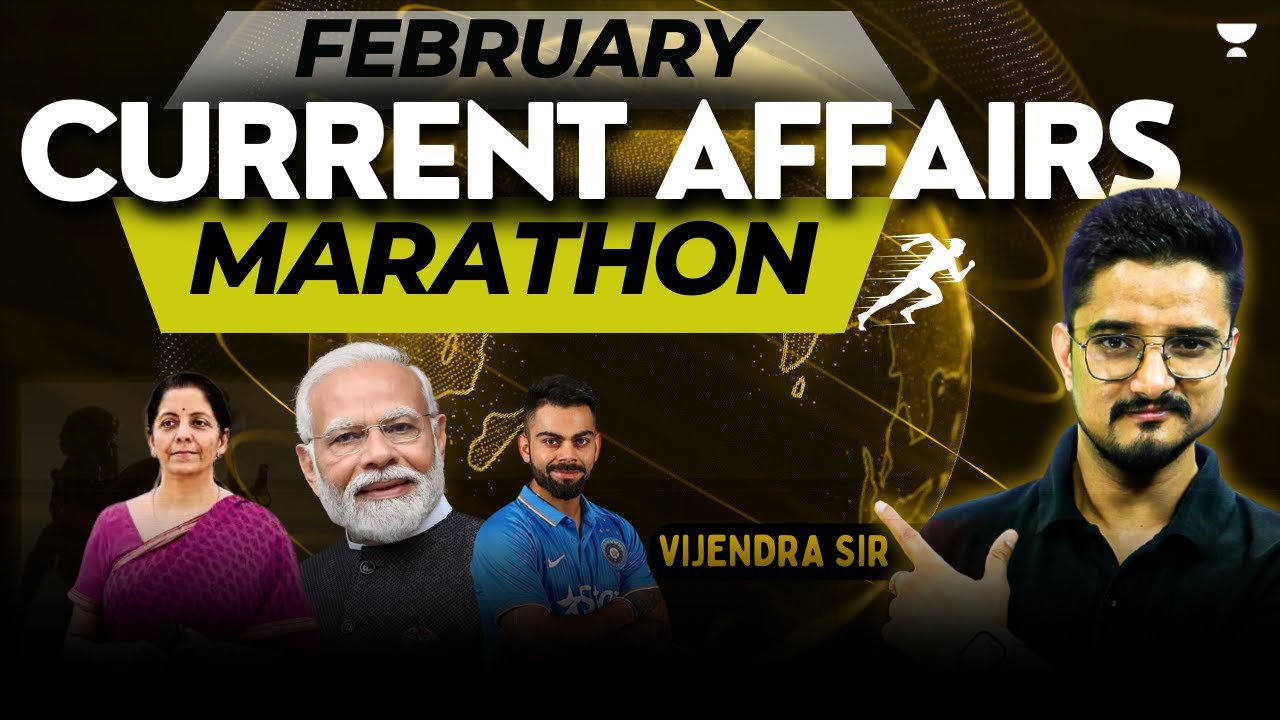Monthly Current Affairs | Marathon | February 2024  | MHCET LLB | CUET UG LLB #vijendrasingh