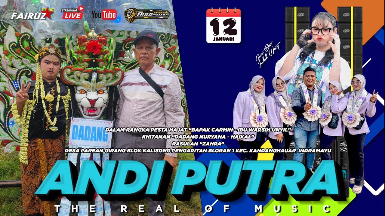 🔴 LIVE | ANDI PUTRA ONE | DS PAREAN GIRANG KEC. KANDANGHAUR - INDRAMAYU | 12 JANUARI 2026