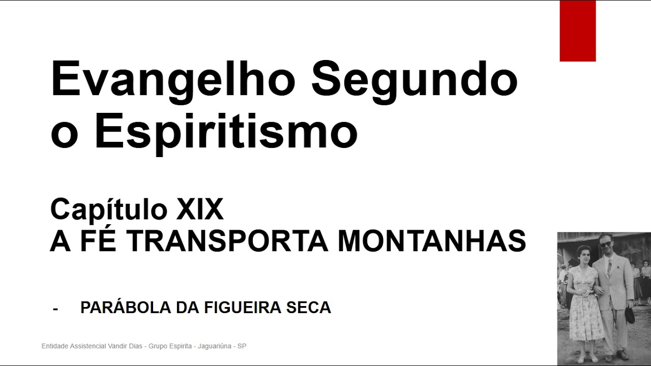 Cap XIX - ESE - PARÁBOLA DA FIGUEIRA SECA