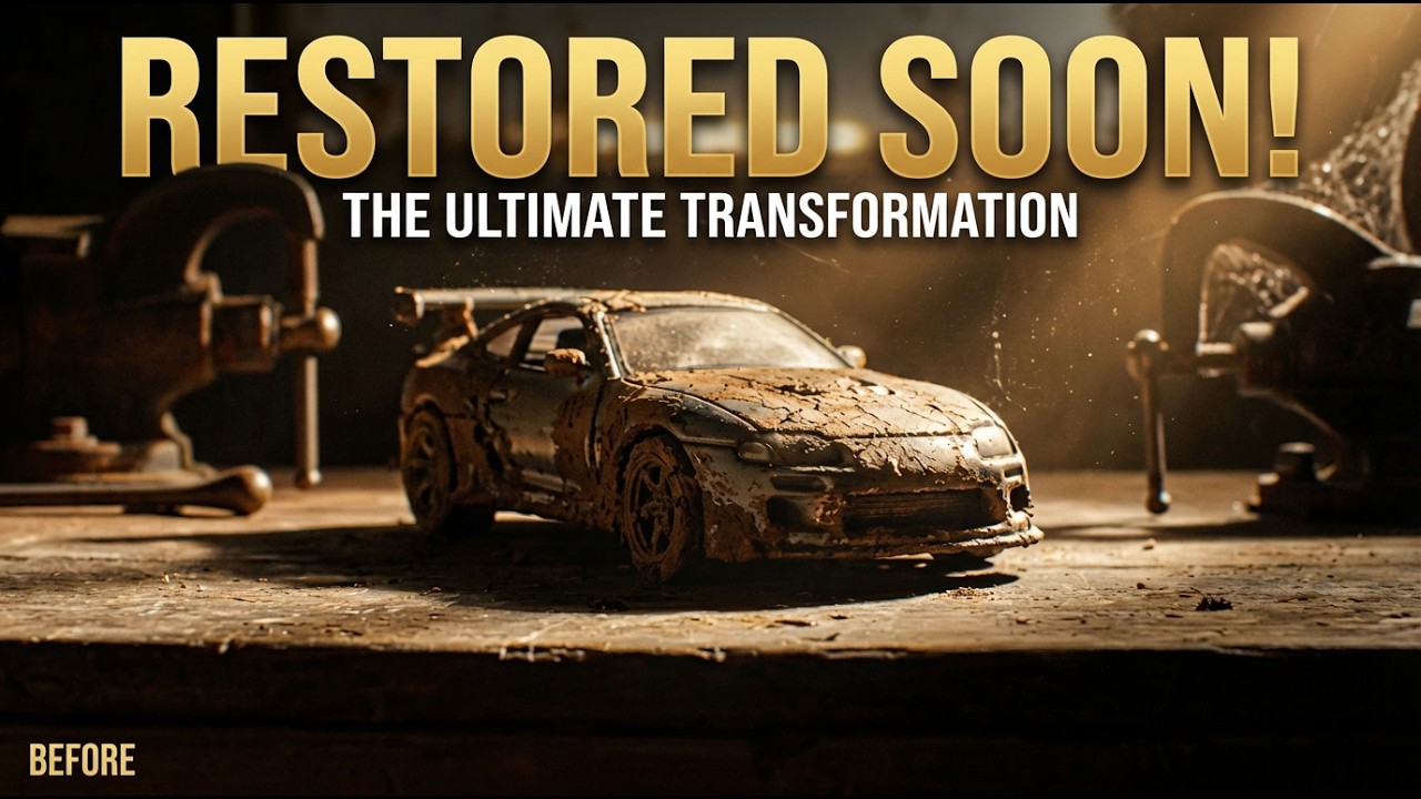 Restoring a Legend: Toyota Supra MK4 (4K ASMR)