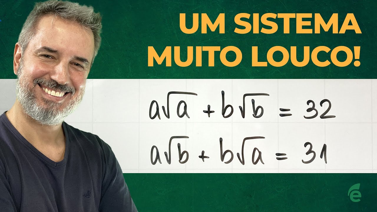 Um sistema de equações MUITO LOUCO! 🤪 [Horizontal]