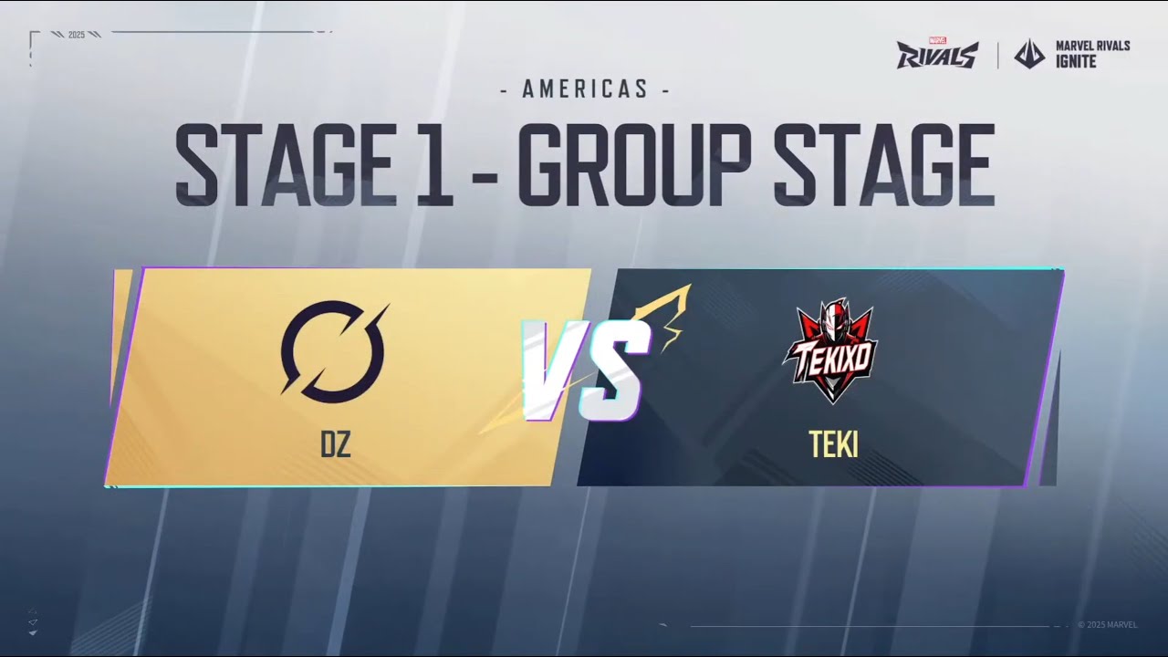 Dark Zero vs Tekixd | Marvel Rivals Ignite EMEA Stage 1 - Group Day 4