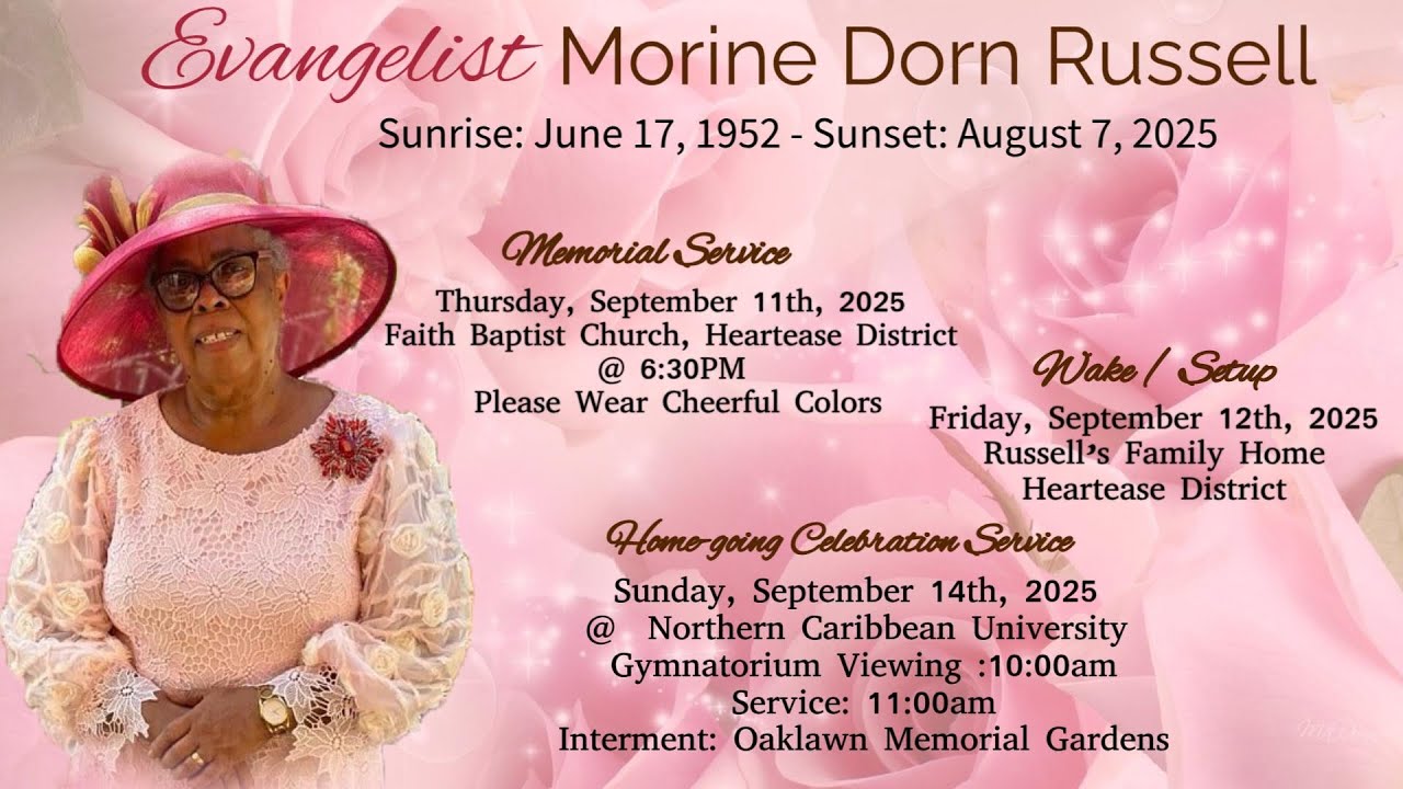 ❤️🤍🕊️Evangelist Morine Dorn Russell 🕊️🤍❤️ Memorial Video 