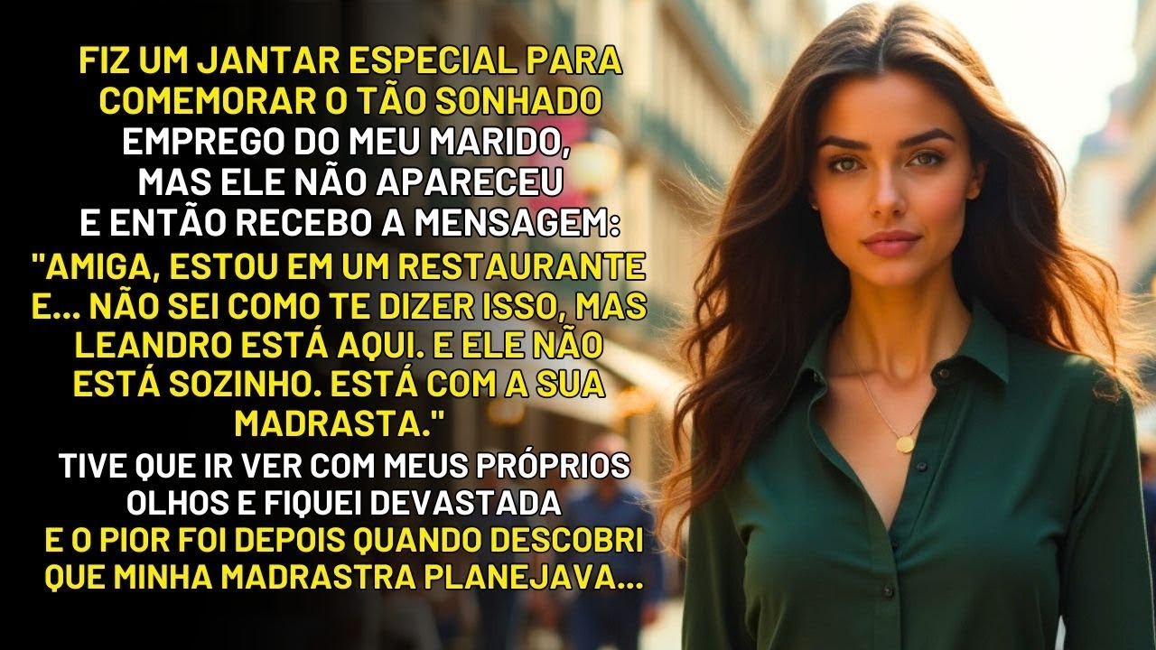 Fiz Um Jantar Especial Para Meu Marido, E Ele Saiu Para Comemorar O Novo Emprego Com Minha Madrasta