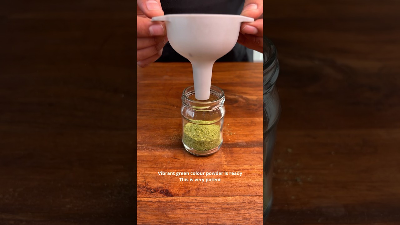 GREEN CHILLI POWDER RECIPE | Modernist Cuisine EP1 | #shorts
