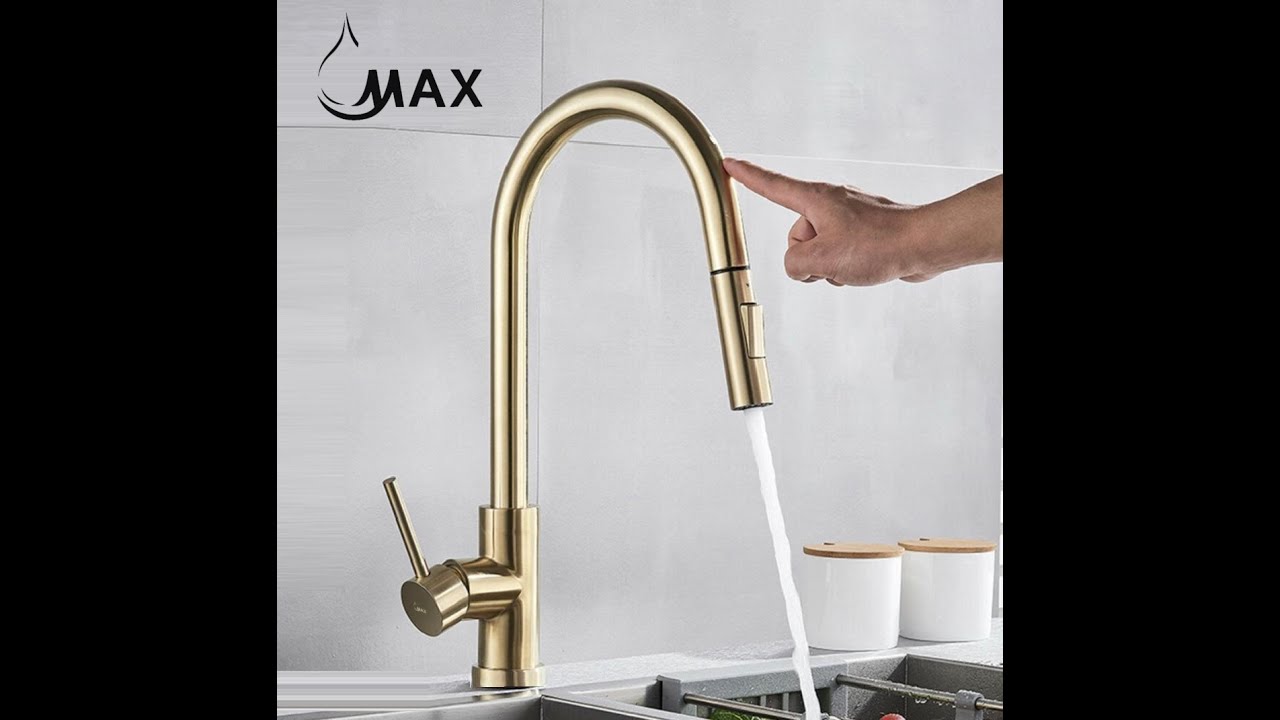 MAX Faucets | Touch S11 Kitchen Faucet Model # MY-S2020-BG