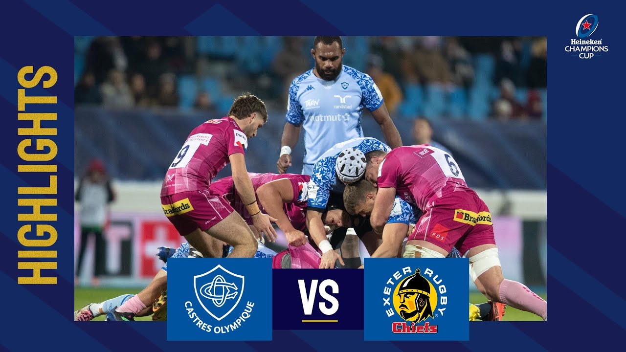 Highlights - Castres Olympique v Exeter Chiefs Round 1│Heineken Champions Cup 2022/23