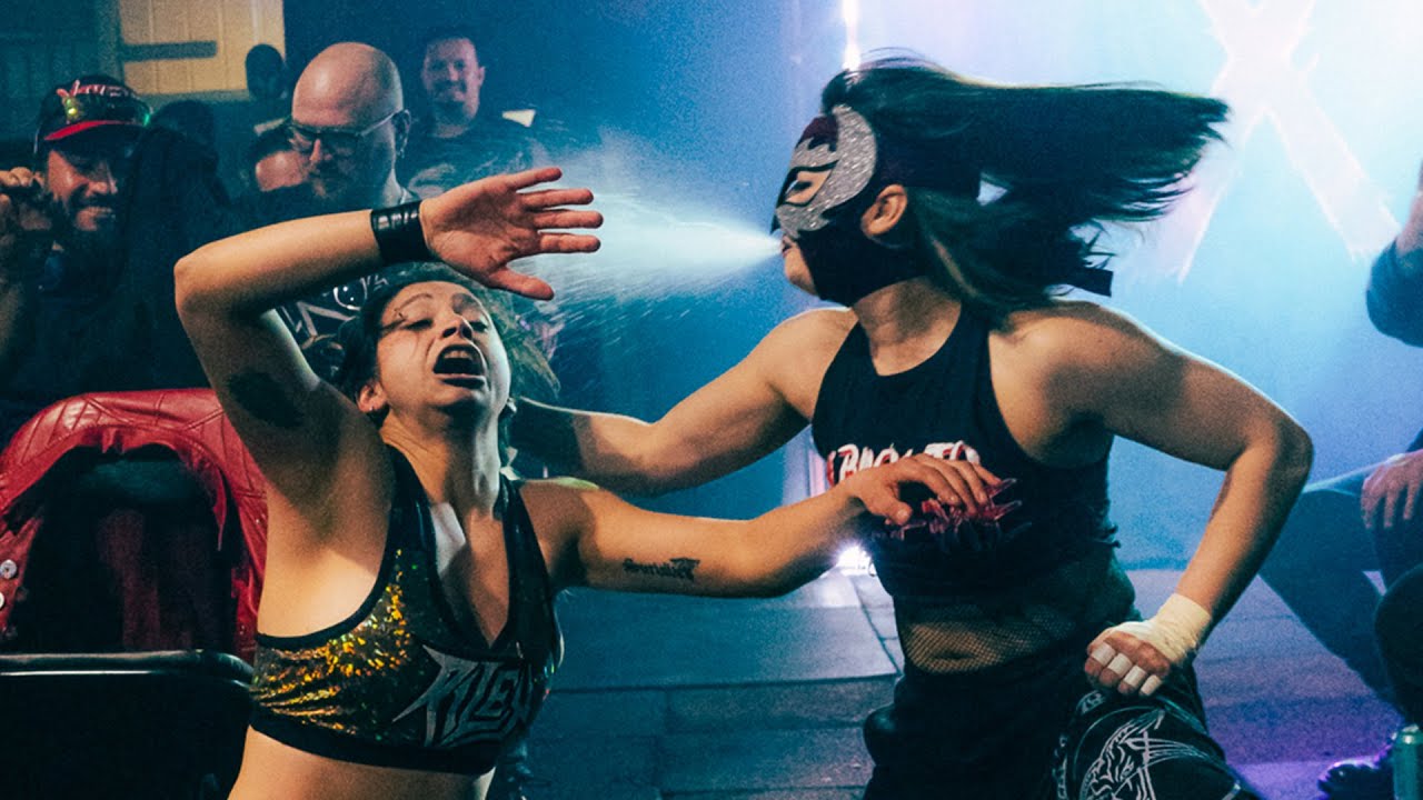 Riley (c) vs Sara Phoenix vs Alexandra vs Zatara • ROCK'NROLLA 2023 • Lucha Libre Chilena