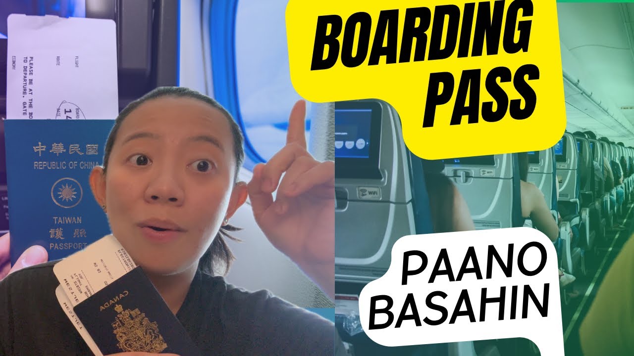 BOARDING PASS| Tagalog travel guide| Paano basahin ang Boarding Pass