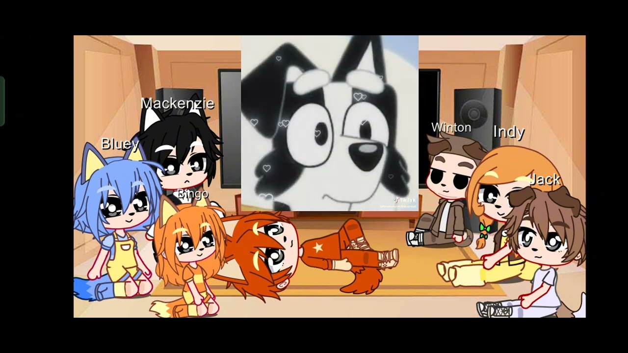 Bluey and friends react to themselves