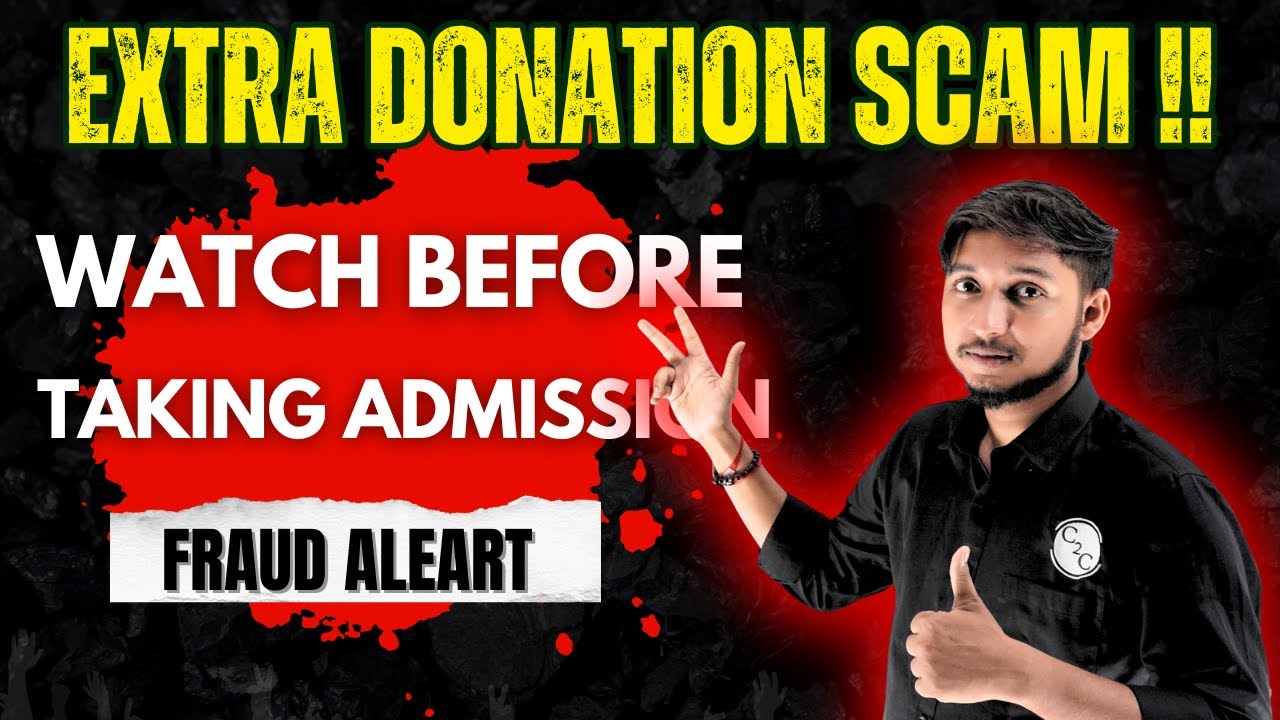 DONATION SCAM | EDUCATION SCAM IN INDIA | SCAM IN PRIVATE COLLEGE