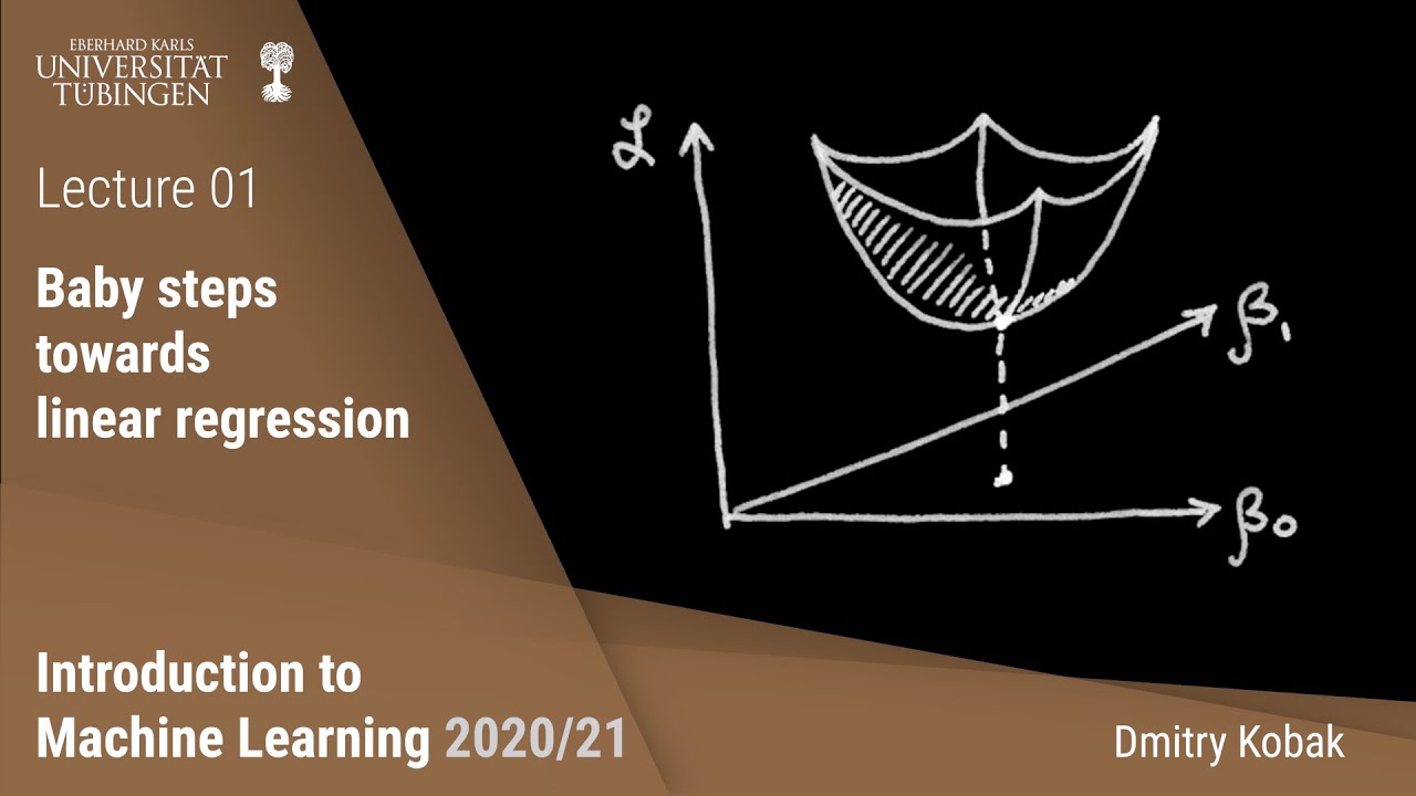 Introduction to Machine Learning - 01 - Baby steps towards linear regression
