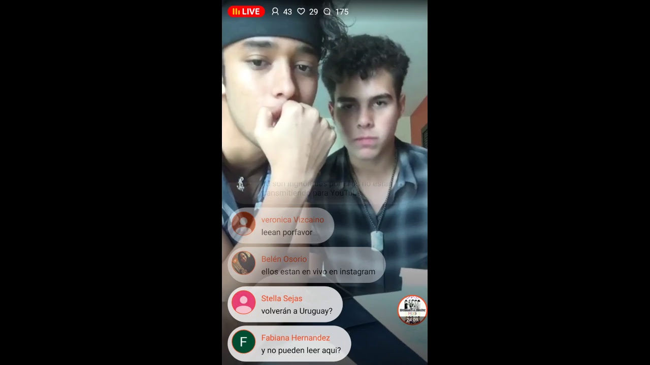 Erick, zabdiel y joel pimentel  en vivo por Instagram Live