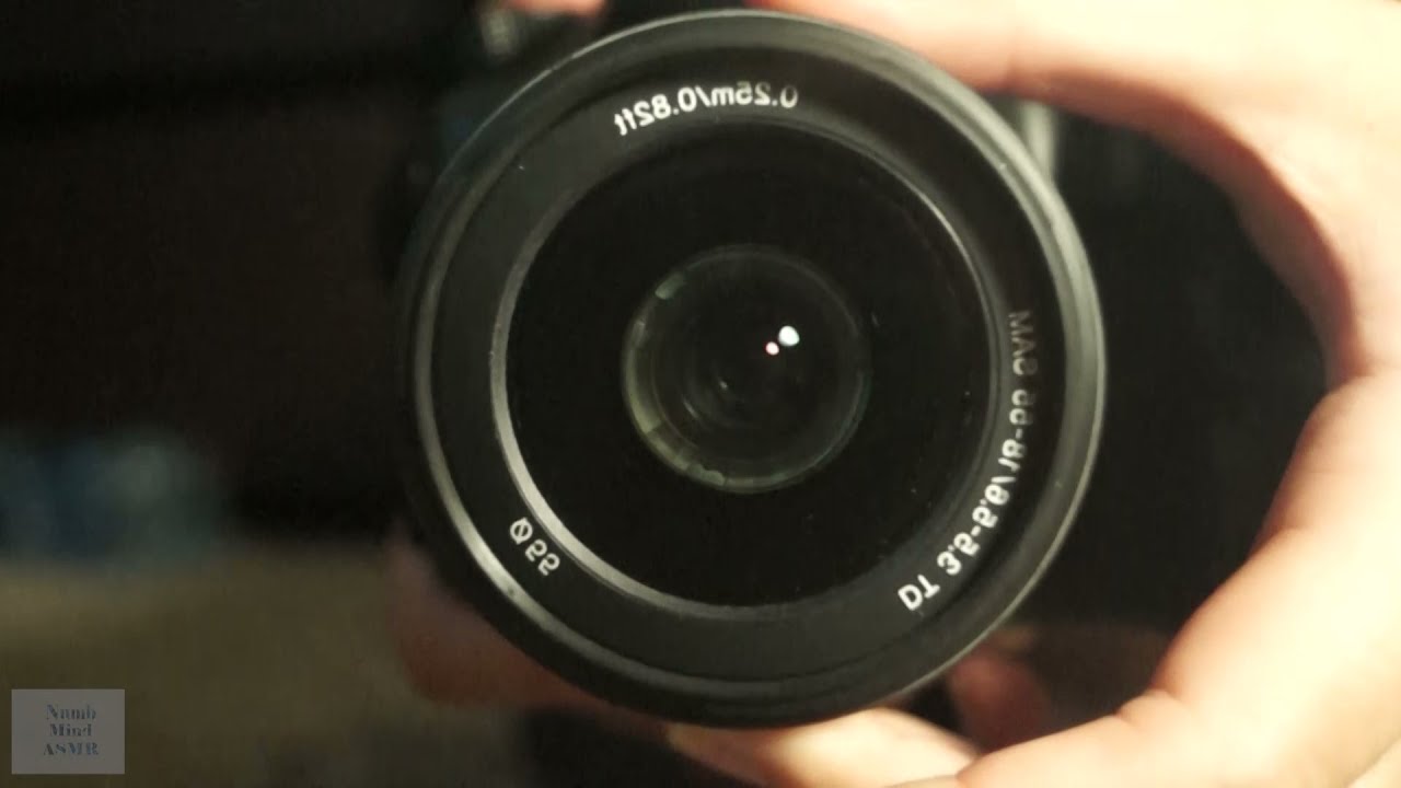 ASMR Sony camera sounds (tripod and lenses) (No Talking)