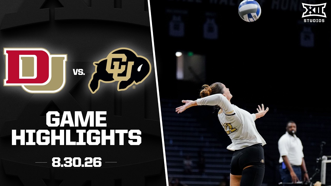 Denver vs. Colorado Highlights (8.30.26) | 2026 Big 12 Volleyball