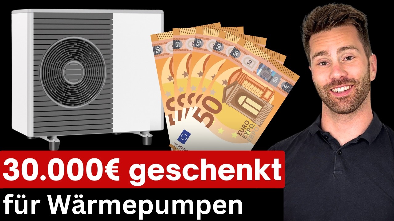 W&auml;rmepumpen F&ouml;rderung 2025 - Staat zahlt dir bis zu 70%