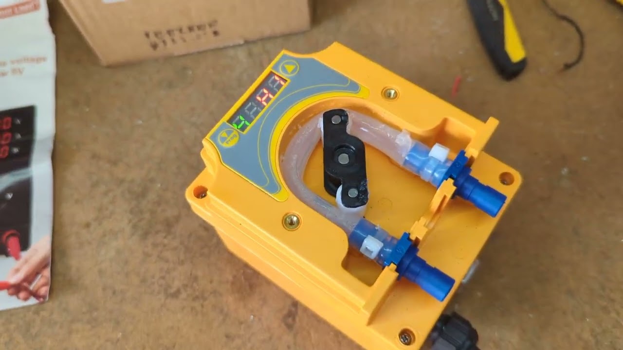 Injecta dosing pump review details, setting dan cara sambungan.