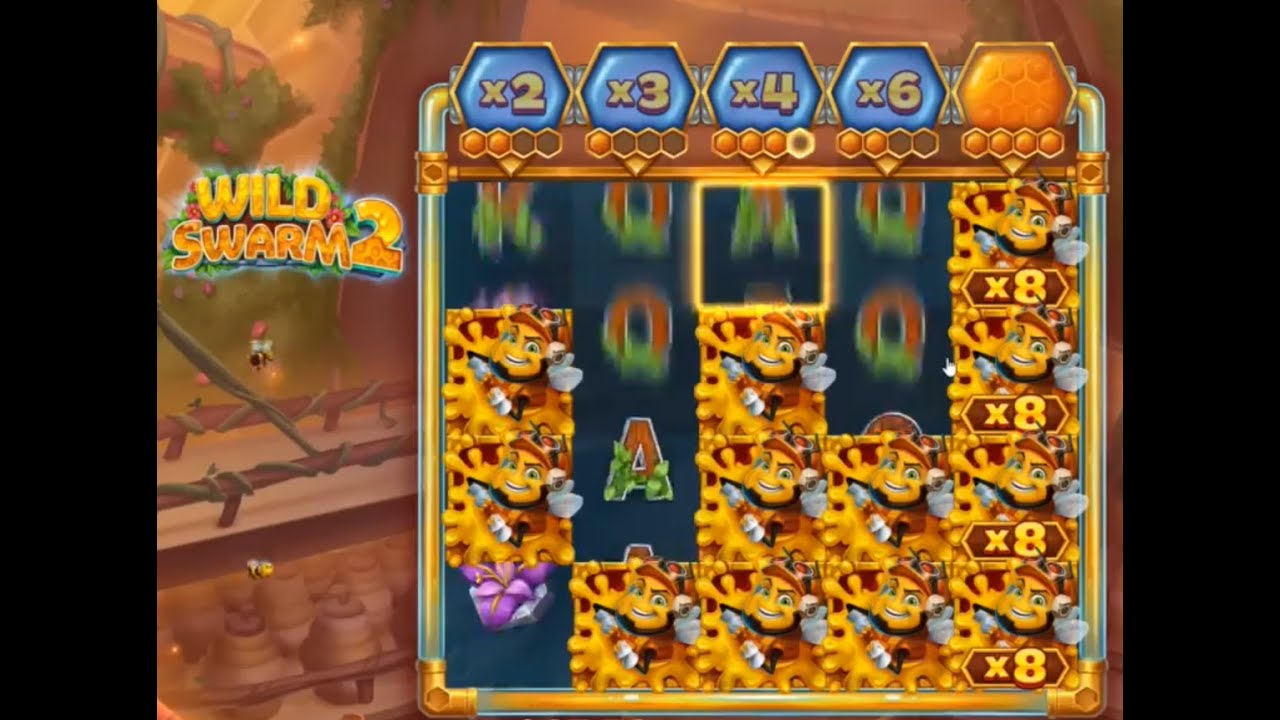 Push Gaming Wild Swarm 2 got nest down and got 2400x win!