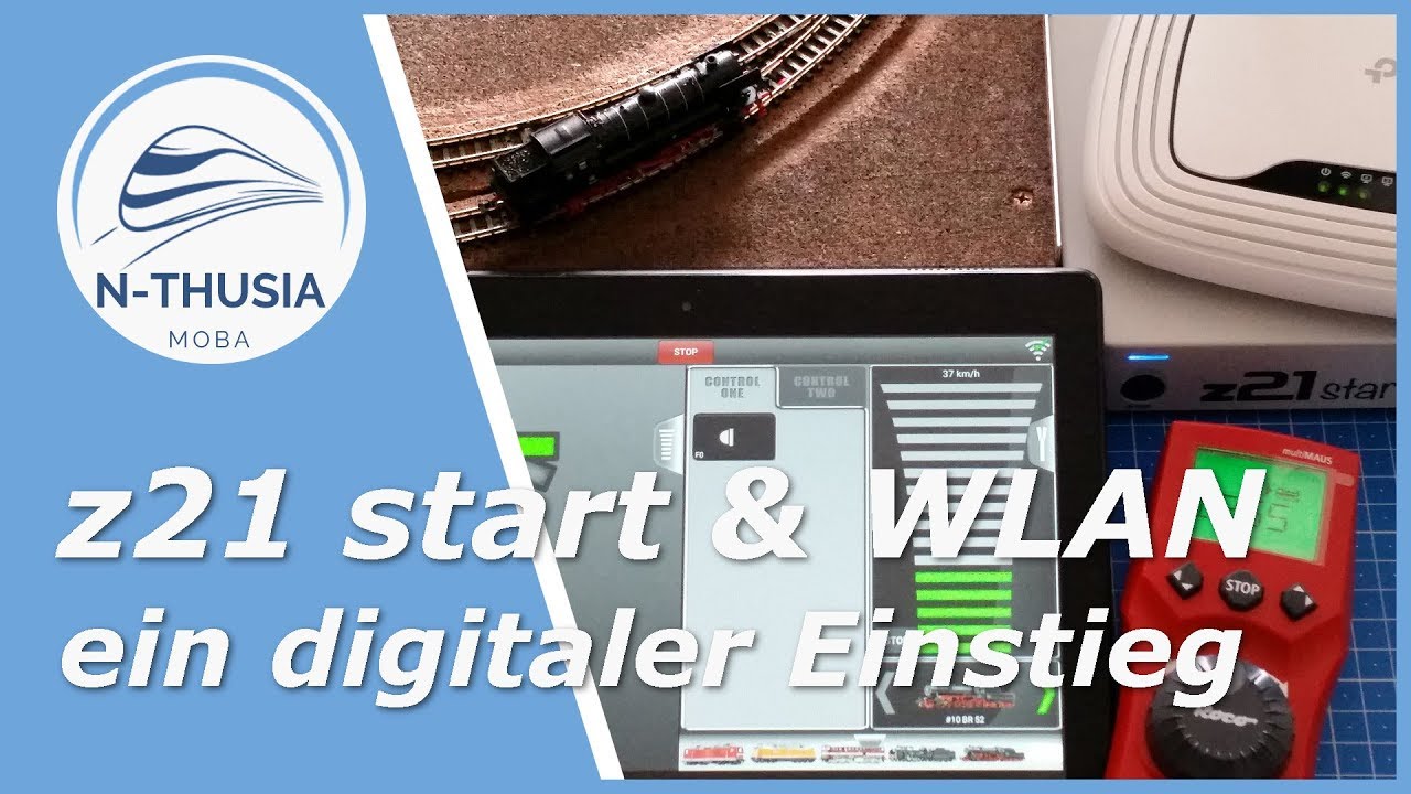 Steuerung – z21 start, multiMAUS, WLAN Package, z21 App | Schreibtisch Modellbahn Spur N