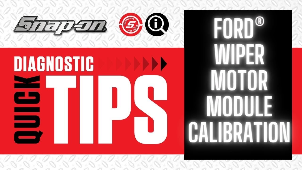 How to Calibrate a Ford&reg; Windshield Wiper Motor Module in 3 Minutes | Snap-on Diagnostics