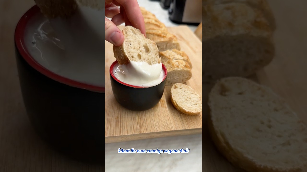 Cremige Aioli in nur 5 Minuten (vegan)