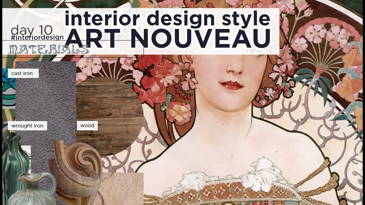 Interior Design Styles | ART NOUVEAU | Style Expression Series | aseelbysketchbook