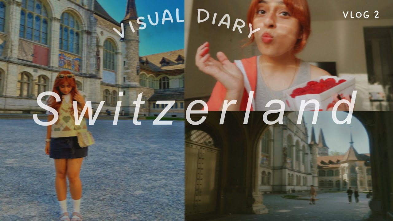 My FIRST solo trip - Switzerland 🇨🇭☘️ || Visual Diaries - vlog 2