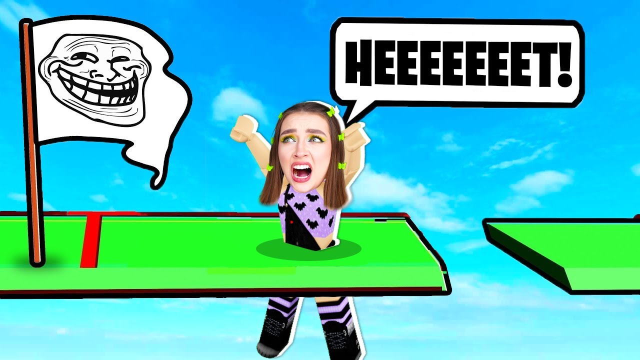 ОББИ ТРОЛЛИТ МЕНЯ в ROBLOX 👿 Troll Obby Роблокс