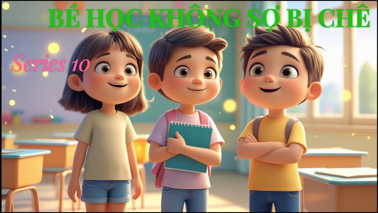 Series 10 BÉ HỌC KHÔNG SỢ BỊ CHÊ | Truyện thiếu nhi cảm xúc | Kể chuyện bé ngủ | Bài học cho bé