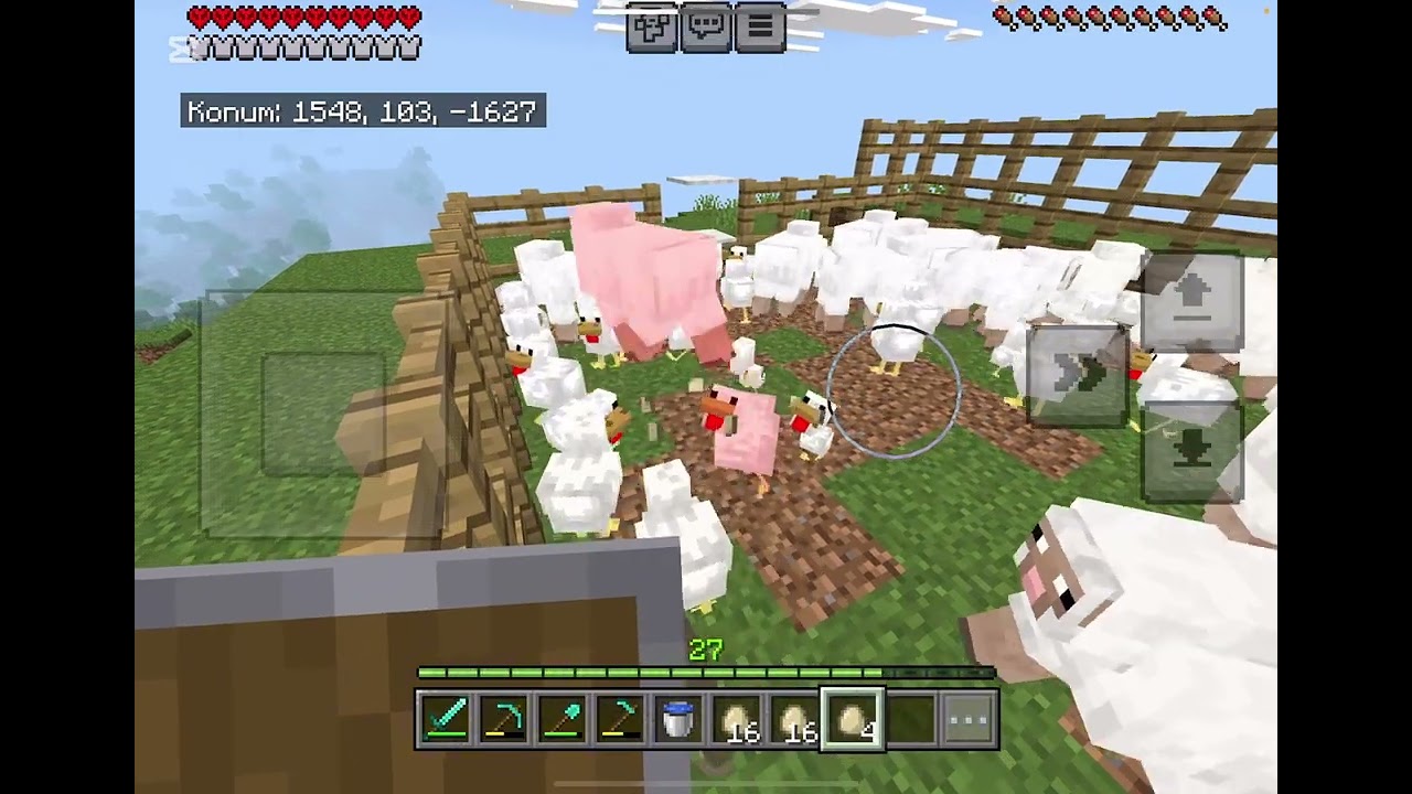 Minecraft Hardcorde Serisi #8 DEVASA TARLA #minecraft 