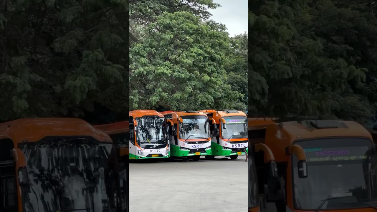 Kerala SRTC + Namma KSRTC = Infinite Aura | Kerala SRTC Brand New Volvo 9600 & KSRTC Ambaari Utsav