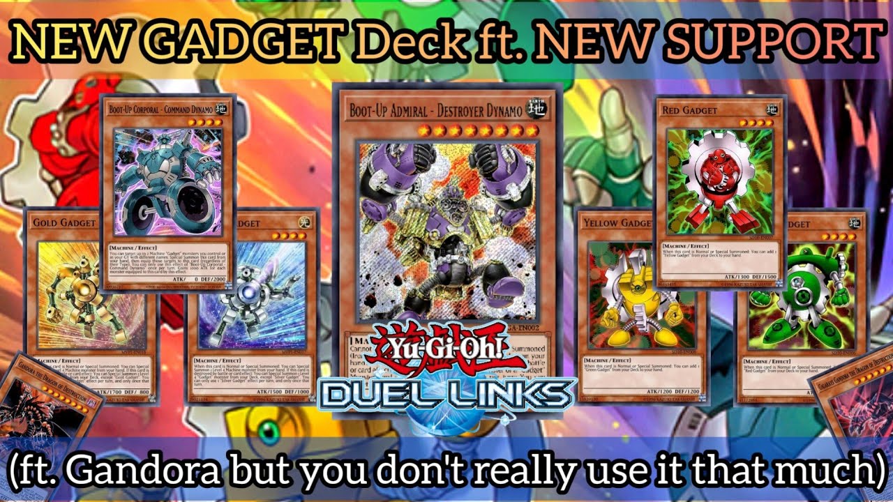 NEW GADGET Deck POST Arms of Giant | Everyone's HERE (except the Link one) [DUEL LINKS]