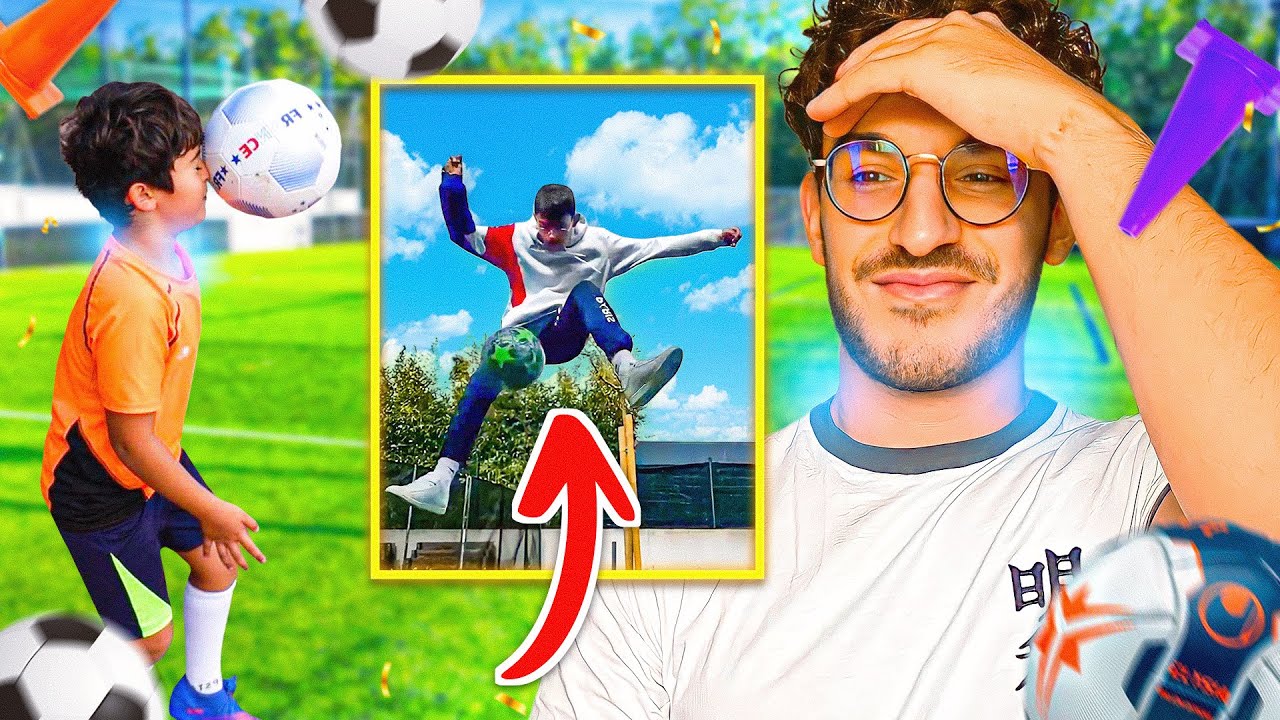 MON PETIT FR&Egrave;RE REPRODUIT LES GESTES TECHNIQUES DE MES ABONN&Eacute;S AU FOOT ! (Vous avez abus&eacute; ptdr)