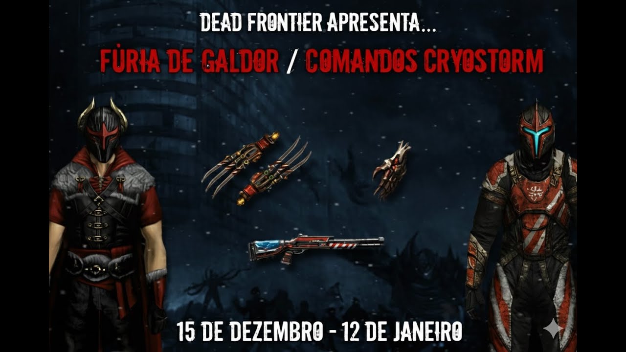 DEAD FRONTIER EVENTO NATAL FÚRIA CONGELADA E COMANDOS CRYOSTORM AO VIVO PT15